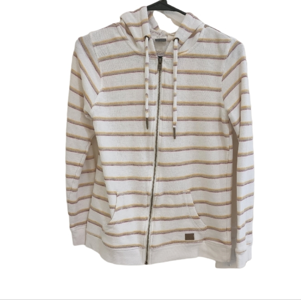 Roxy Beachy Striped Terry Hoodie
